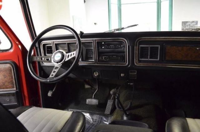 1978 ford bronco ranger xlt 77379 miles red unspecified automatic