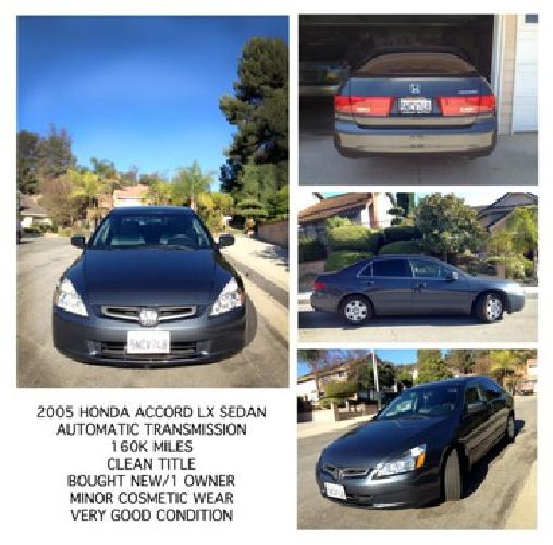 2005 honda accord lx sedan (really good condition! in whittier, ca