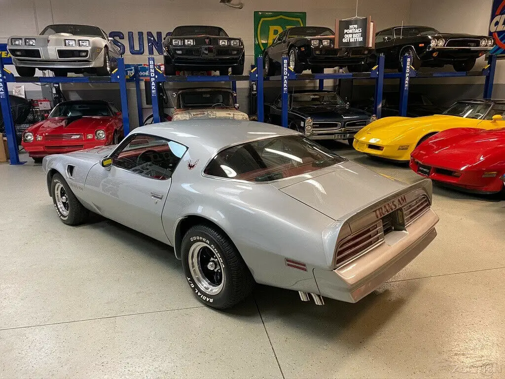 1976 pontiac firebird trans am 4 speed sterling silver over red awesome cruiser