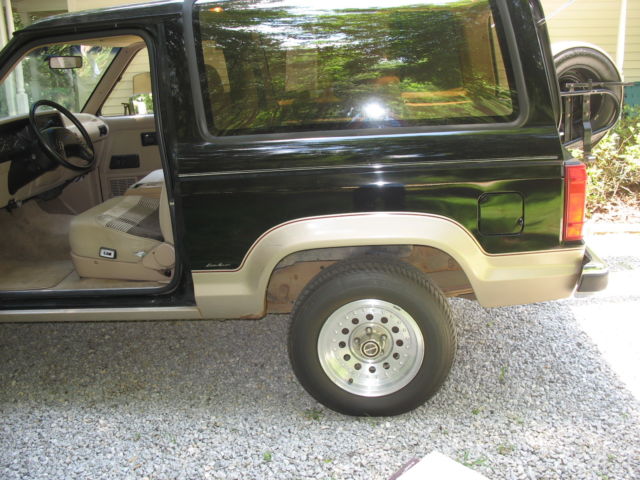 1990 ford bronco ii eddie bauer 4x4, 2.9l v6, a/t, p/s, a/c, p/w, p/locks