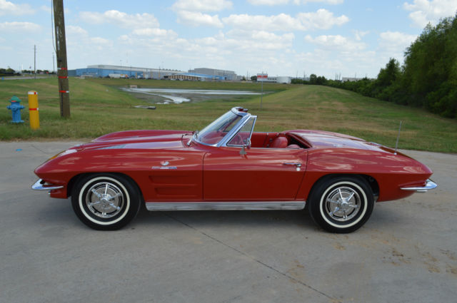 1963 "highly-awarded" chevrolet corvette convertible "fuelie"