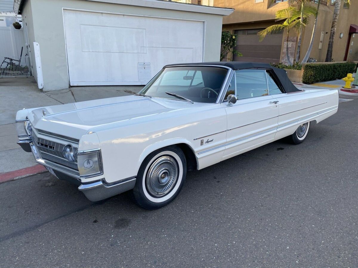 1967 chrysler imperial crown convertible white rwd automatic