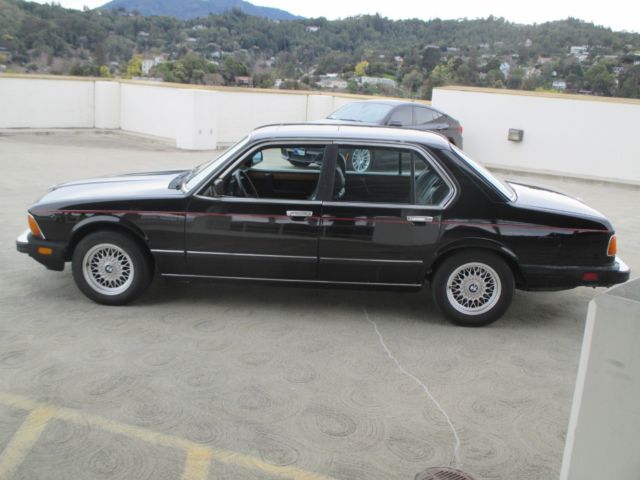 1985 735i bmw very clean california car runs and drives fantastic 5 speed black