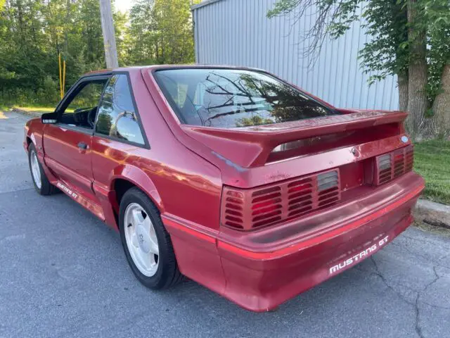 1987 ford mustang gt 5.0 v8 automatic project car runs drives fox body race car