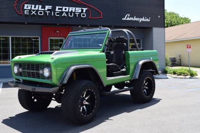 1966 ford bronco 1 green suv v8 other manual 6-speed