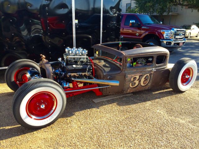 1930 ford coupe rat rod custom show car layframe airride steetrod hotrod blown