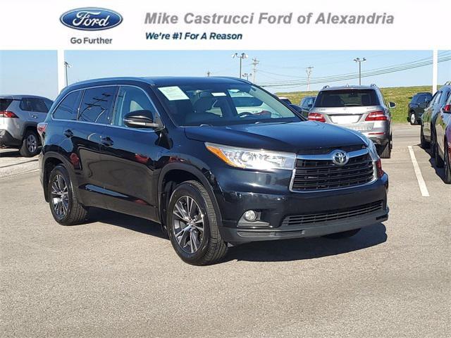 2016 toyota highlander xle