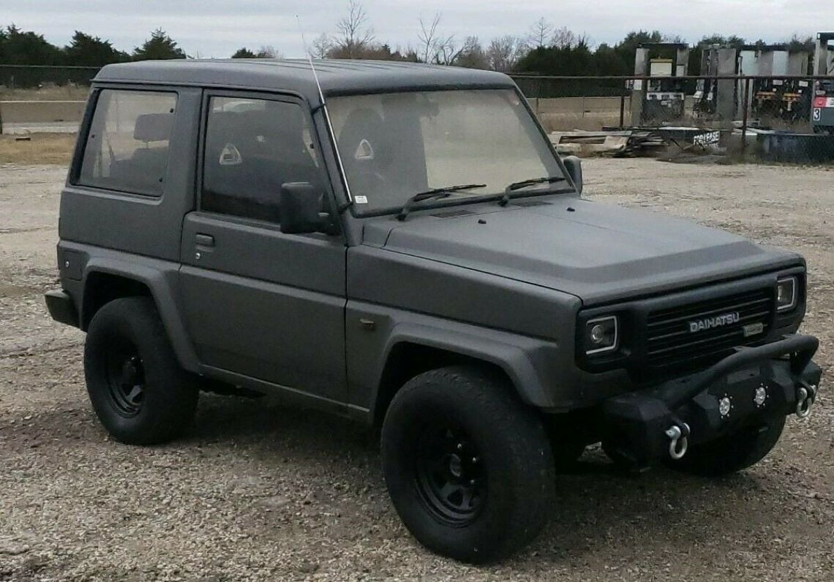 1992 daihatsu rugger jdm rocky turbo diesel 4x4 5 speed