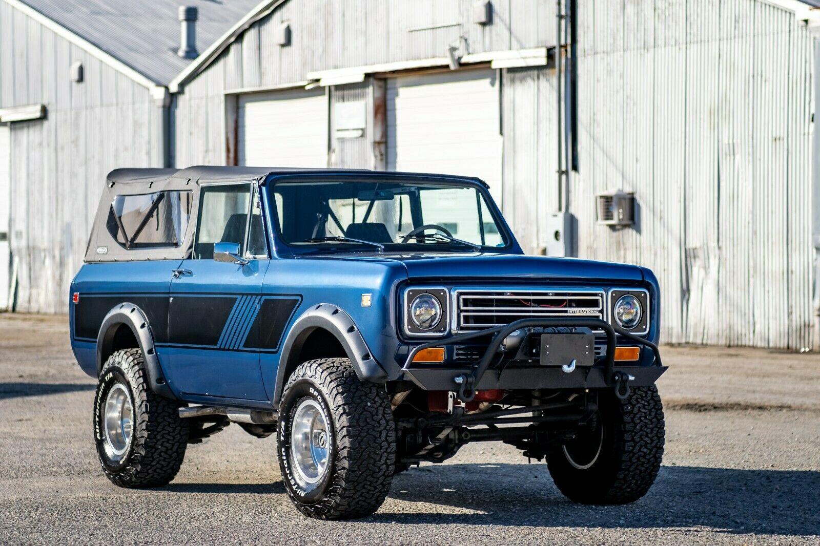1979 international harvester scout soft top truck looks and runs great
