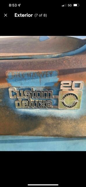 1976 chevrolet c/k pickup blue rwd automatic custom