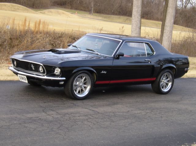 incredible 1969 ford mustang custom! raven black built 4 performance! must see