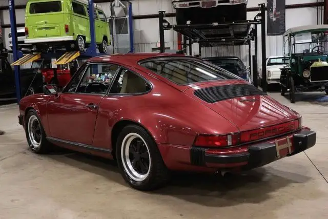 1981 porsche 911 sc 36459 miles wine red metallic coupe 3.0l 6cyl 5 speed manual