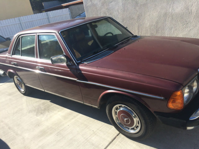 1977 mercedes benz 240d diesel classic car 200 series wvo veggie conversion red