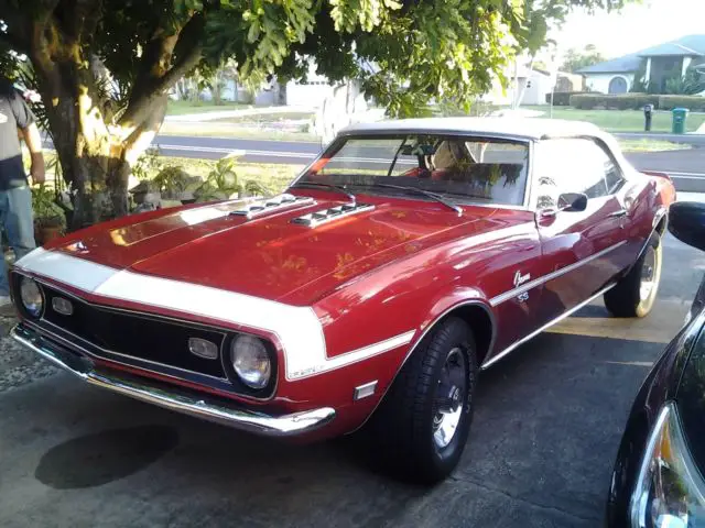 1968 chevrolet camaro convertable ss clone