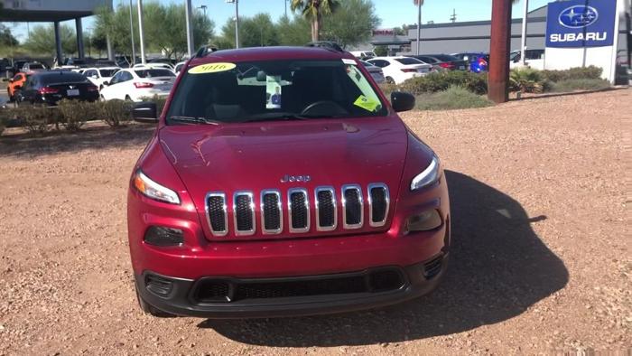 used 2016 jeep cherokee fwd sport tucson, az 85704 for sale in tucson, arizona