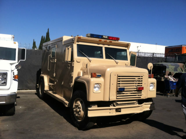 decomissioned armored swat vehicle