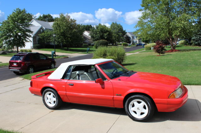 1992 ford mustang lx 5.0 convertible hot rat street rod not gt 1993 1991 1990