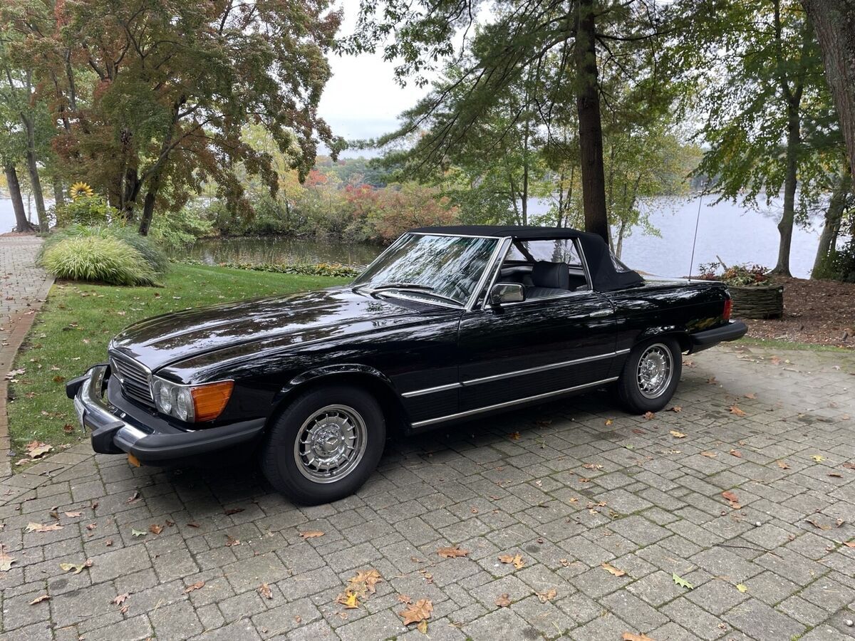 1981 mercedes-benz sl-class black sl