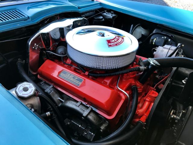 1966 corvette conv *olderrestoration*nassaublue/black*#smatch327/300hp*auto*