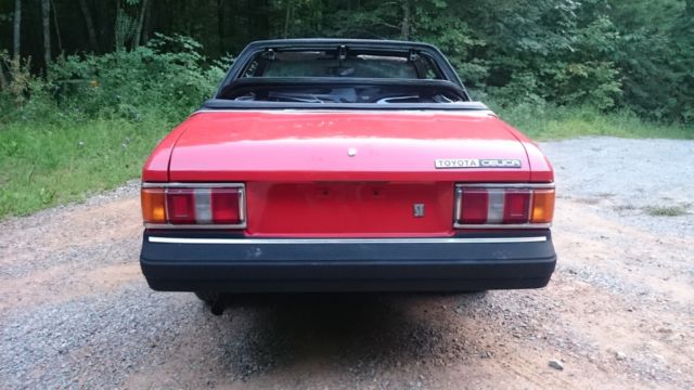 1981 toyota celica sunchaser convertible 97k original miles! rare!!! 22r
