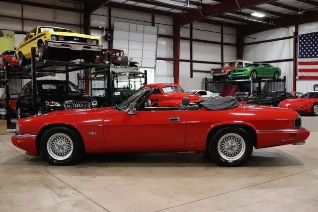 1994 jaguar xjs 59702 miles signal red convertible 6.0l v12 automatic