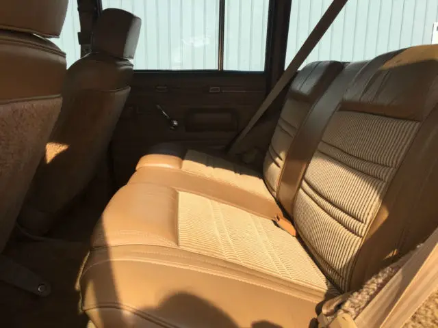 jeep grand wagoneer suv 1986 maroon refurbished by wagon master