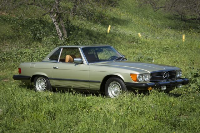1980 mercedes-benz 450sl convertible -- extremely low miles!!!