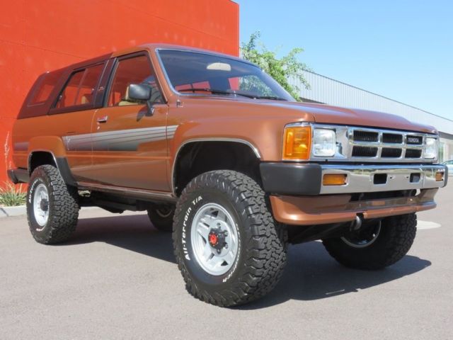 1986 toyota 4runner turbo efi 4wd, 2.4l, auto, a/c, loaded, 4in ome lift, bfgs