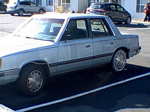 1986 dodge aries k. for sale or trade