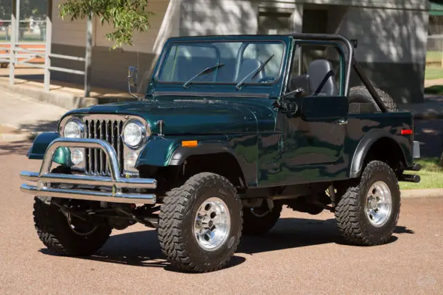 this clean, mean 1979 jeep cj7 will make 'em green with envy!