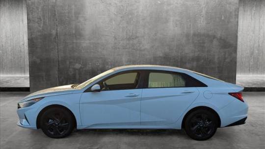 2023 hyundai elantra hybrid blue