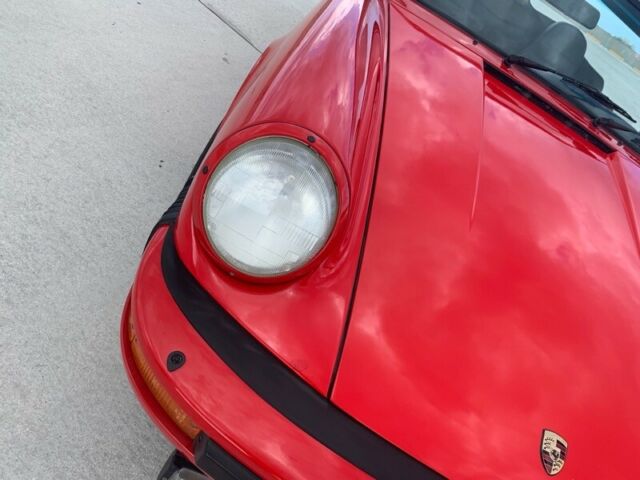 1983 porsche 911 sc convertible 75,000 miles red manual