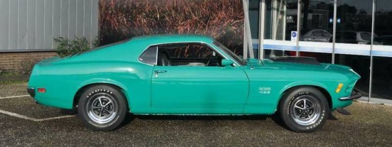 1970 ford mustang boss 429, grabber green, concourse, museum quality