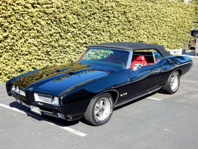 1969 pontiac gto 455 convertible - recently restored west coast car