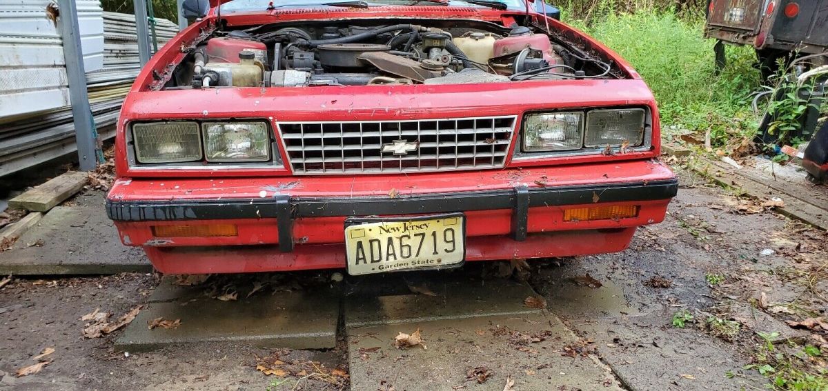 1984 chevrolet cavalier convertible red fwd automatic