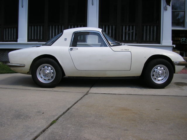 1967 lotus elan s3 coupe (pre-airflow) restoration or vintage race car project