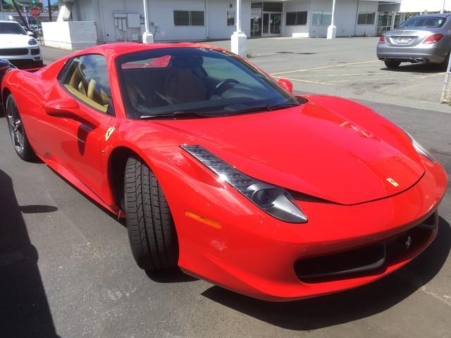 2014 ferrari 458 spider base 2dr convertible for sale in honolulu, hawaii