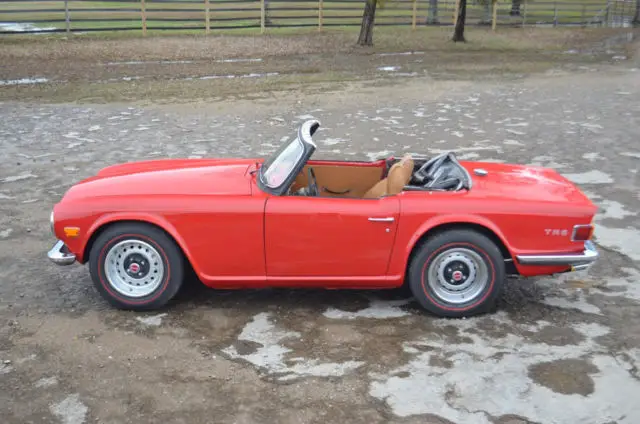 early tr6 with partial restoration started
