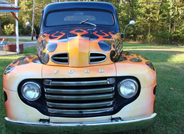 1950 ford f1 pickup 302 auto c4 transmission 5.0l chop top