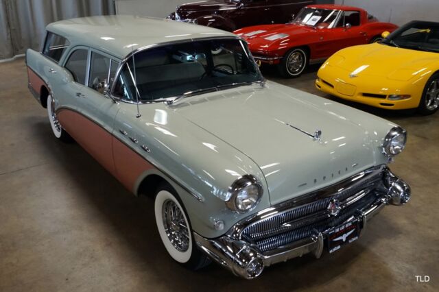 1957 buick estate wagon, gray / rose with 78235 miles available now!