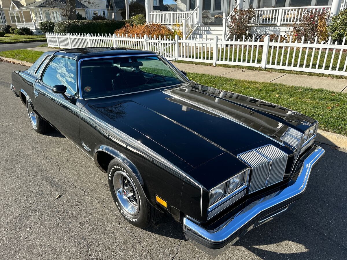1976 oldsmobile cutlass brougham black 350 a/c 18,000 original miles