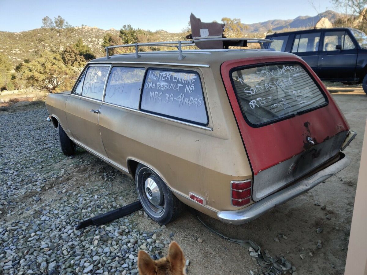 1970 opel kadett d caravan coupe brown rwd manual l