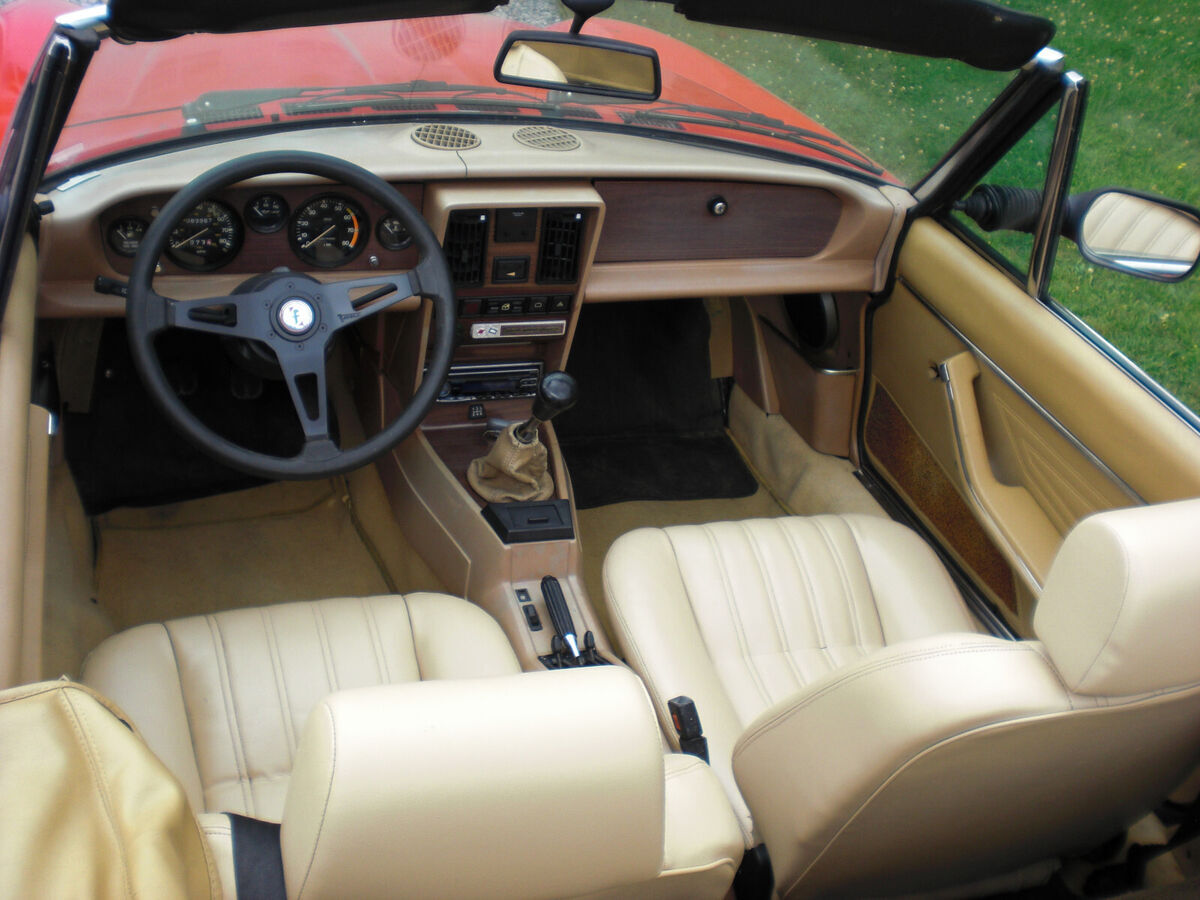 1983 fiat pininfarina spider runs well