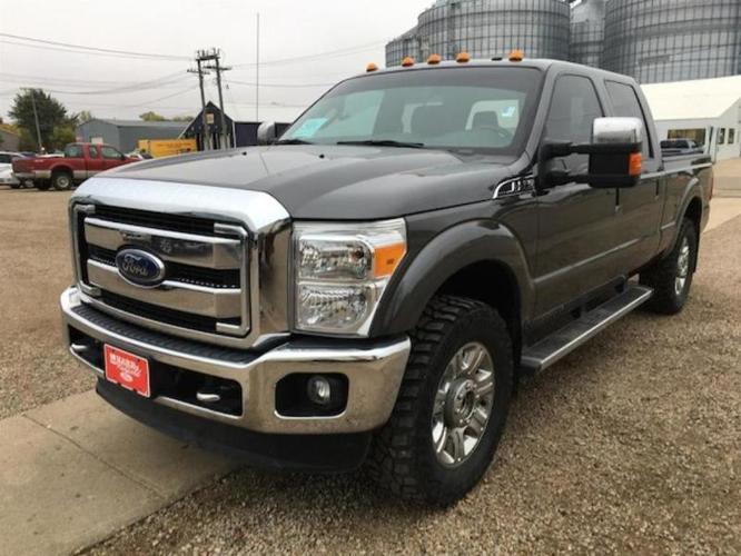 2015 ford f-250 super duty lariat 4x4 lariat 4dr crew cab 6.8 ft. sb pickup for sale in redfield, south dakota