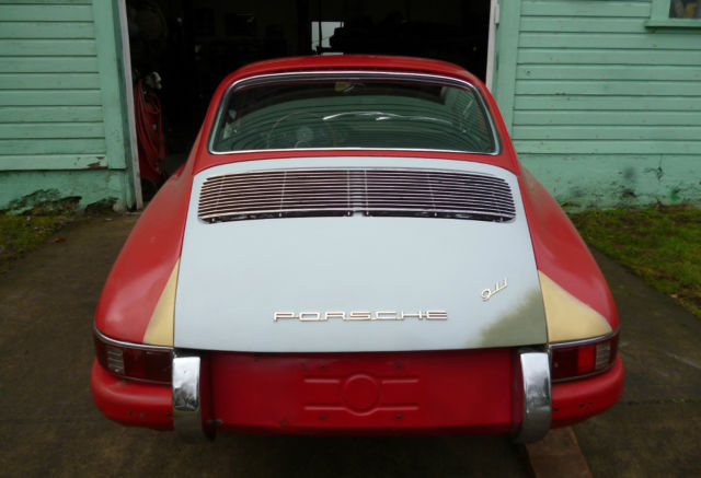 1965 65 porsche 911 nice project cofa, kardex, clean title #300717 early 65 car