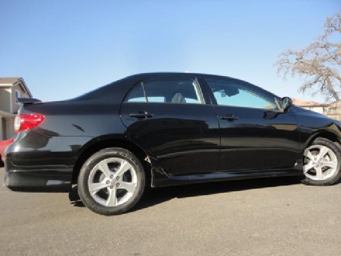 obo 2011 black toyota corolla s 11k miles in stockton, ca