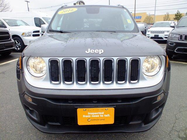 certified 2016 jeep renegade 4wd limited danvers, ma 01923 for sale in danvers, massachusetts