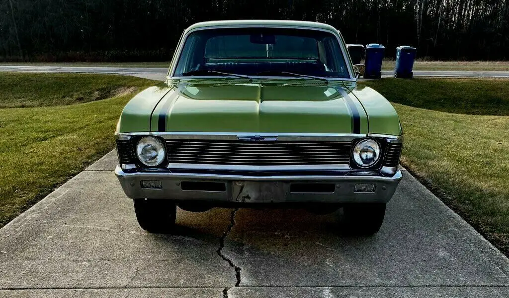 1970 classic nova!! runs and drives great, 4 speed, yenko stripe kit