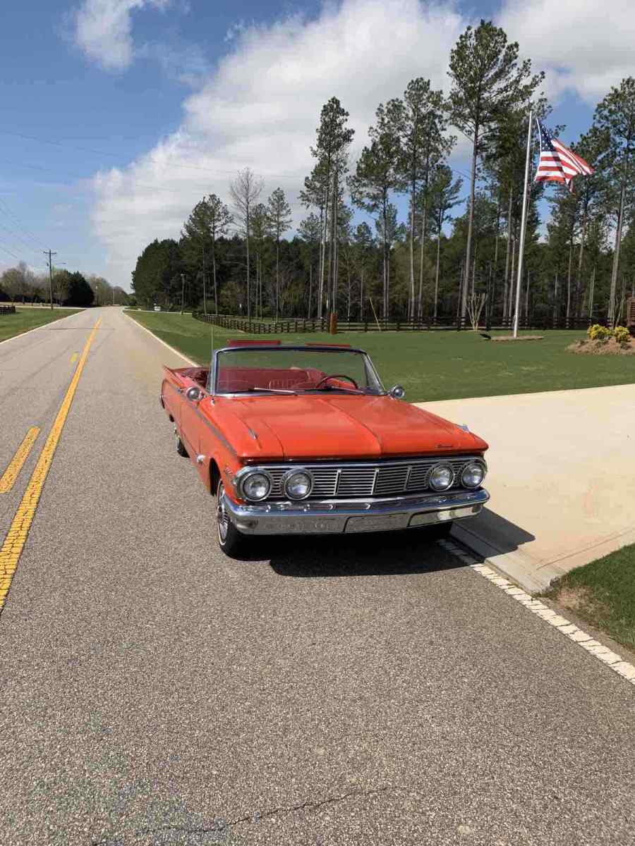 1963 mercury comet convertible convertible red rwd automatic s-22