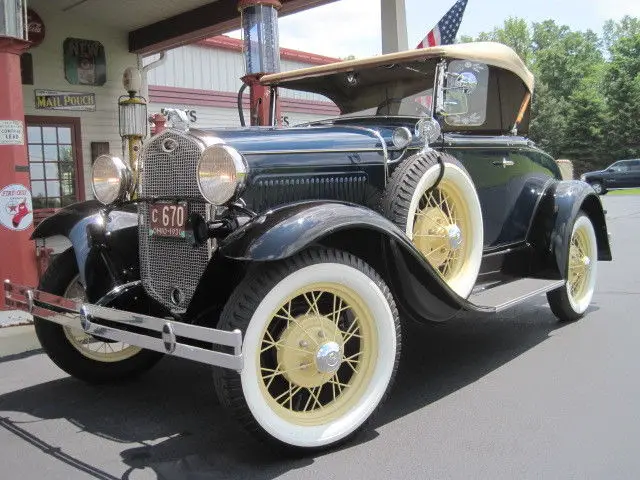 1930 model a roadster, bof resto, updated & rebuilt engine, beautiful example